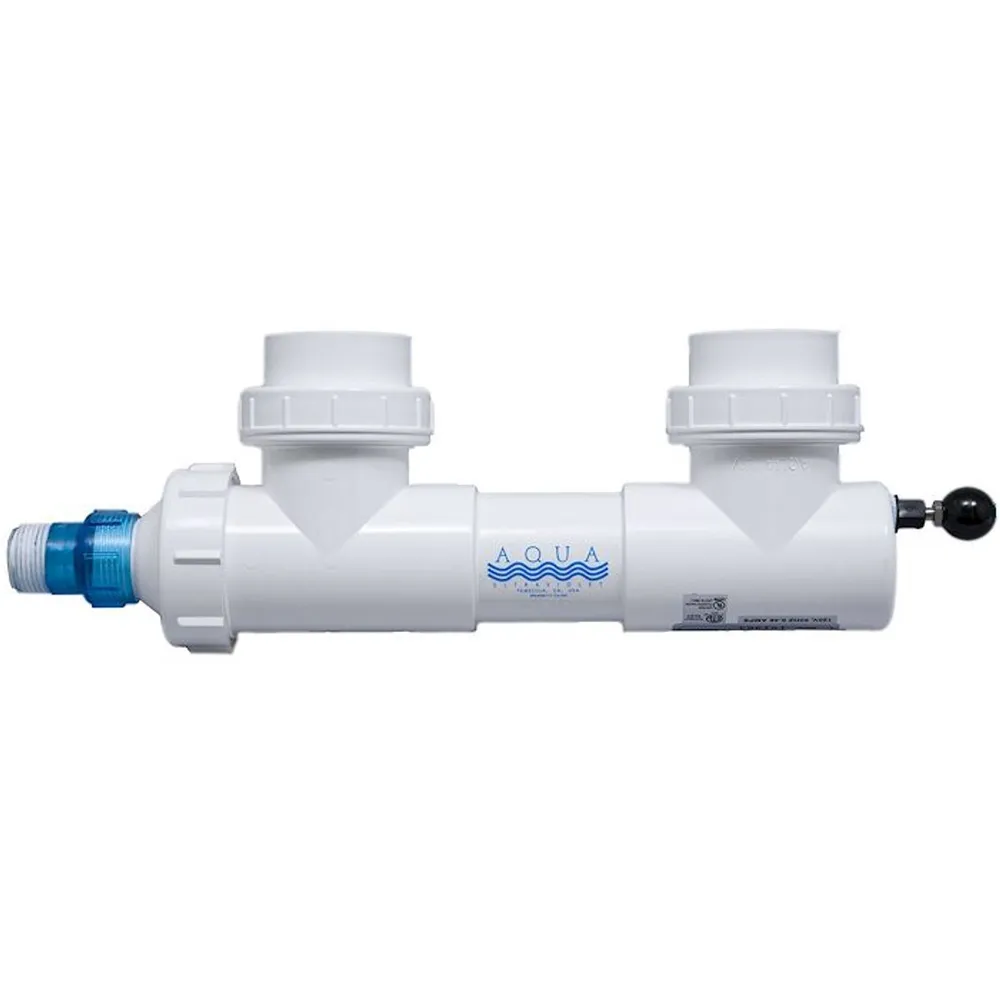 Aqua UV Classic 8 watt Sterilizer 2″ With Wiper – White