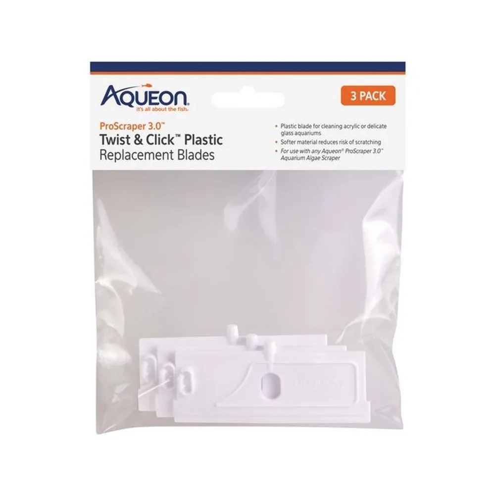 Aqueon ProScraper 3.0 Replacement Plastic Blades 3pk