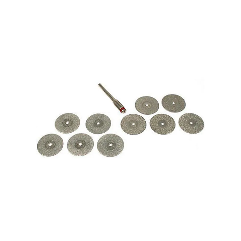1 5/8″ Diamond Coated Cutting Wheel Set, 10 Pcs.