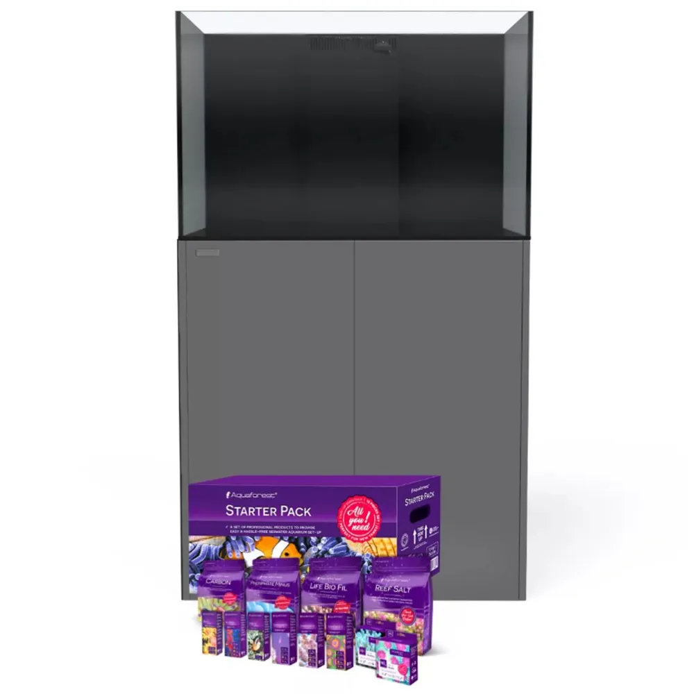 Aquaforest OceanGuard 435 Aquarium, 82 gal. – Dark Grey
