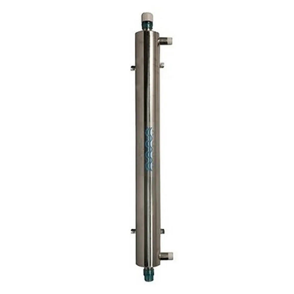 Aqua UV Stainless Steel 40 watt UV Sterilizer with Wiper, 2″ Outlets by Aqua Ultraviolet