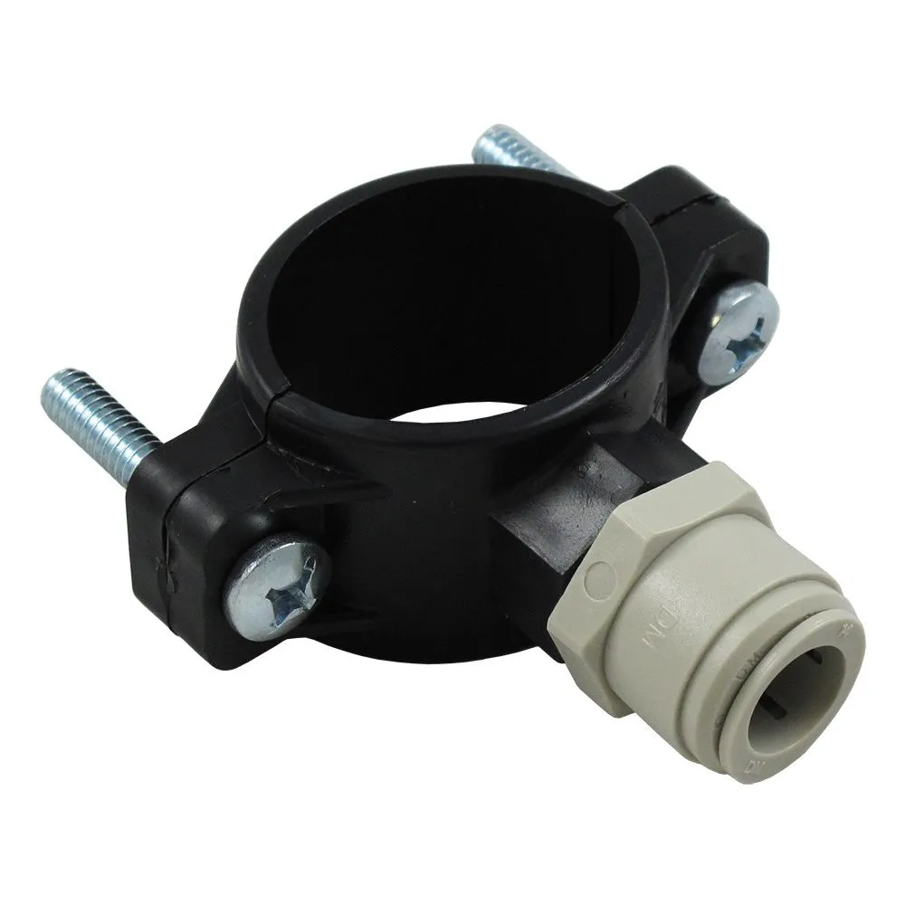 Drain Saddle Connector x 3/8″ FPT w/1/2″ QC