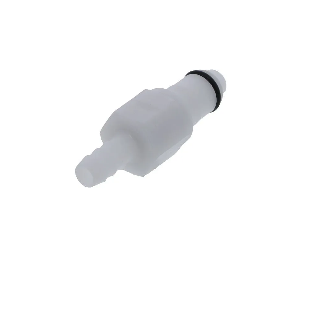 Colder APCD22004 NSF Valved In-Line Hose Barb Coupling Insert 1/4 ID Barb (42600)