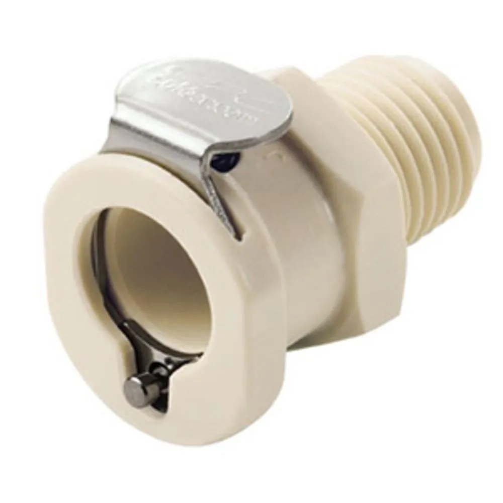 PLCD1000612 Valved Male Thread Coupling Body 3/8 NPT